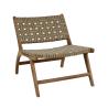 Fauteuil AOSTA acacia et coton Fauteuil AOSTA acacia et coton