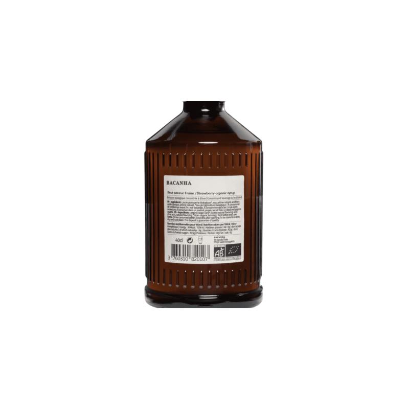 SIROP BRUT BIO 400ML FRAISE 