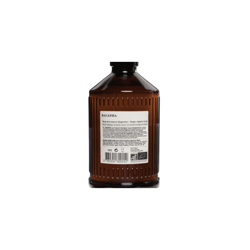 SIROP BRUT BIO 400ML GINGEMBRE