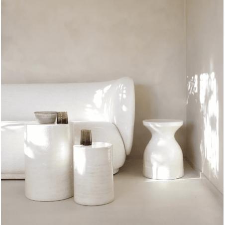 TABLE APPOINT CALLA ECRU