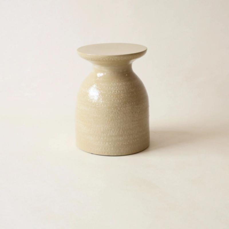 TABLE APPOINT CALLA TAUPE