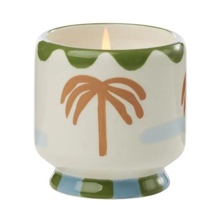 BOUGIE "PALM TREE" CERAMIQUE