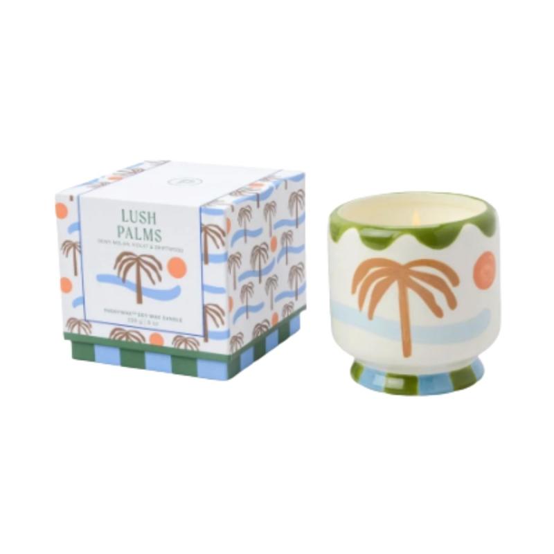 BOUGIE "PALM TREE" CERAMIQUE